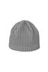 PAPER LOGO RIB BEANIE -GRAY-